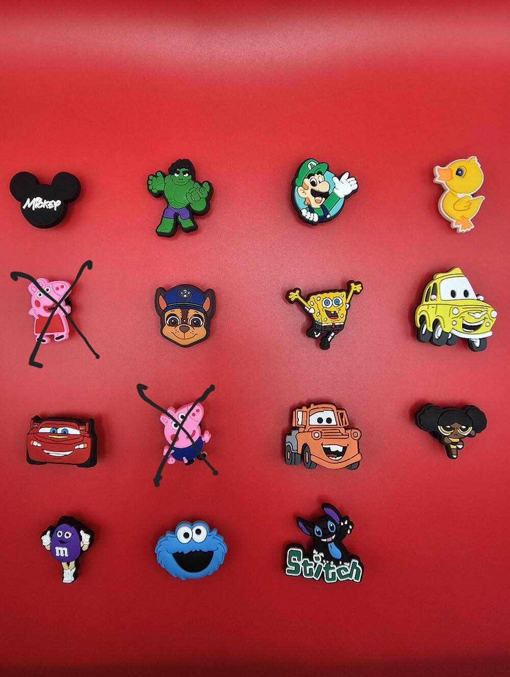 ​13pc Kids Cartoon Jibbitz Shoe Charms Mega Set for Clogs / Crocs